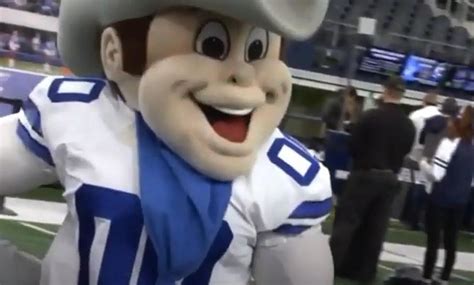 Dallas cowboys mascot getup